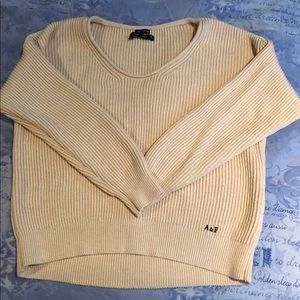 Abercrombie and Fitch Peach/Pink Sweater